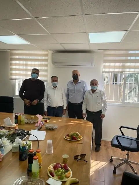 נחמיה רייבי במפגש עם ראש עירית כפר קאסם -לתושבים בכפר קאסם יש כוונה לבחור במפלגת הליכוד
